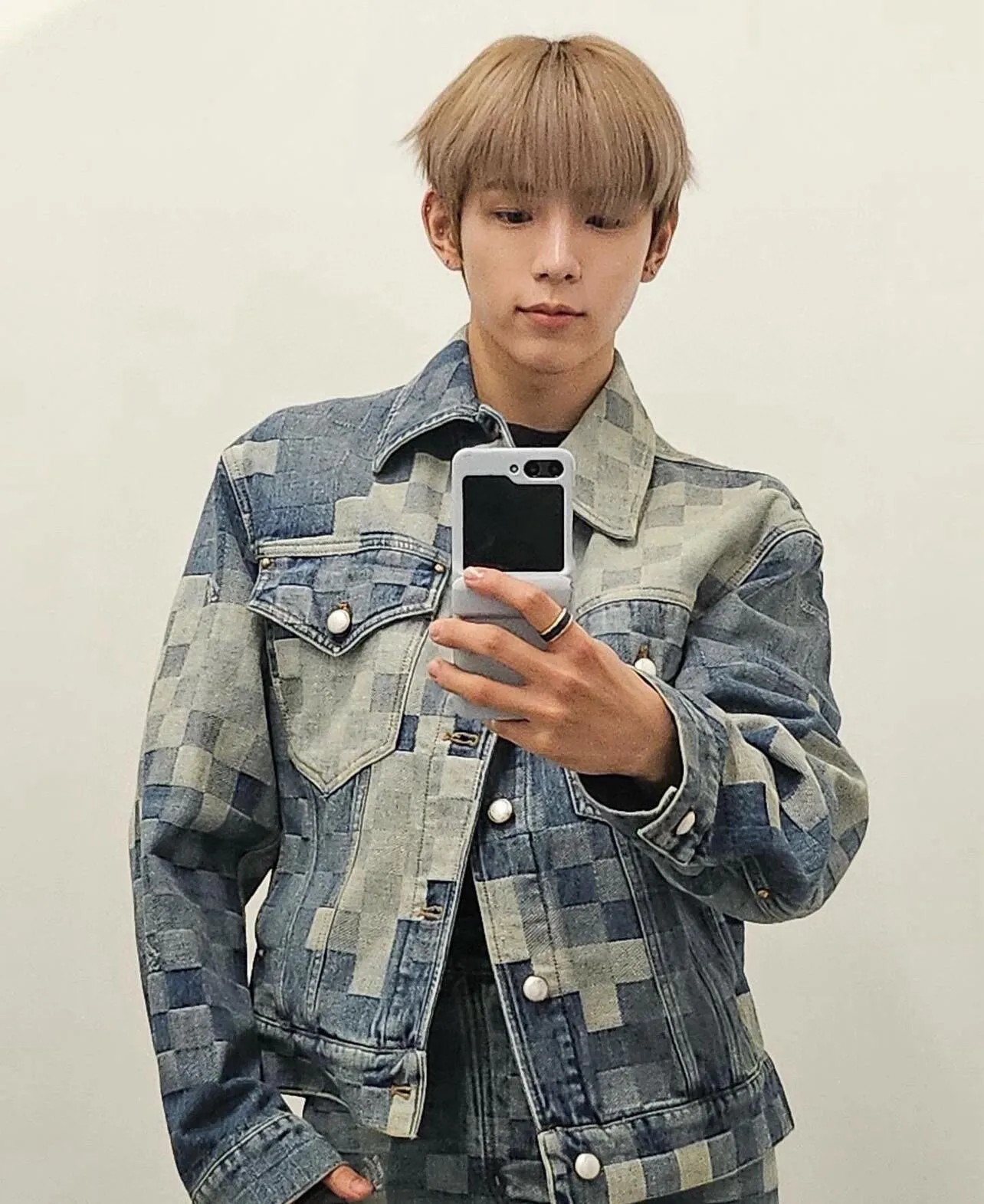 Louis Vuitton/Louis Vuitton mosaic denim jacket